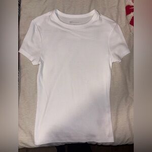NWOT White Ribbed Top